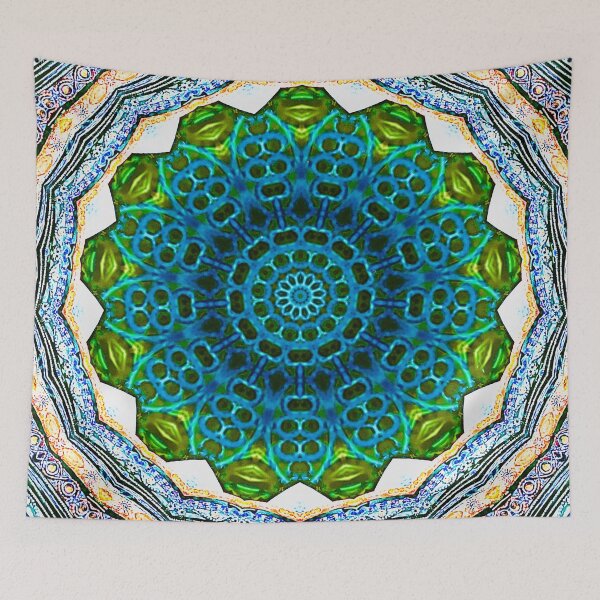 Item preview, Indian Bangle Bracelet Jeweled Pattern Mandala  designed and sold by MediaArtbyMara.