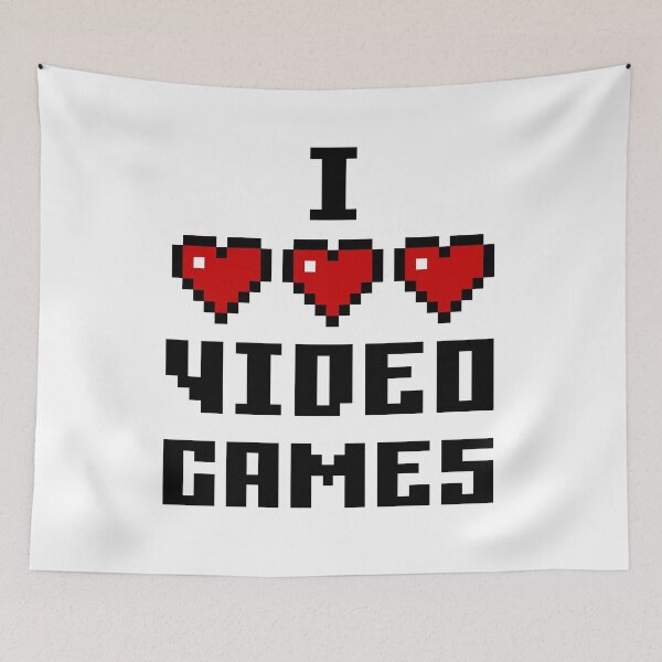 Item preview, I Love Video Games - Black designed and sold by Amyable.