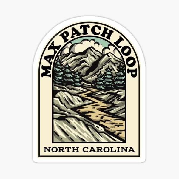 Item preview, Max Patch Loop North Carolina hiking backpacking trail designed and sold by HalpinDesign.