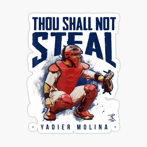 Custom Thou Shalt Not Steal Yadier Molina Youth 3/4 Sleeve By Flupluto -  Artistshot