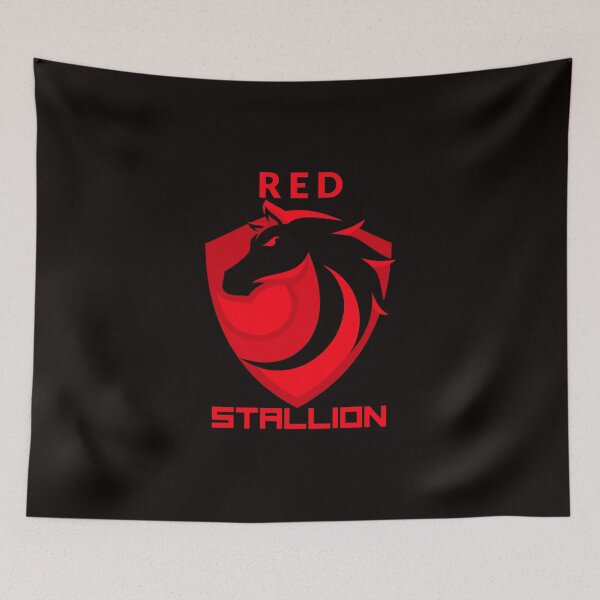 Item preview, MIGHTY RED STALLION RACING BLACK EDITION designed and sold by LargeShop.