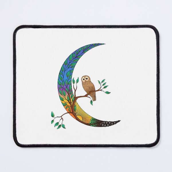 Item preview, Moon and Owl designed and sold by magickQuill.