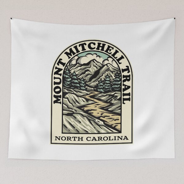 Item preview, Mount Mitchell Trail North Carolina hiking backpacking trail designed and sold by HalpinDesign.