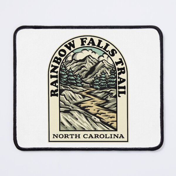 Item preview, Rainbow Falls Trail North Carolina hiking backpacking trail designed and sold by HalpinDesign.