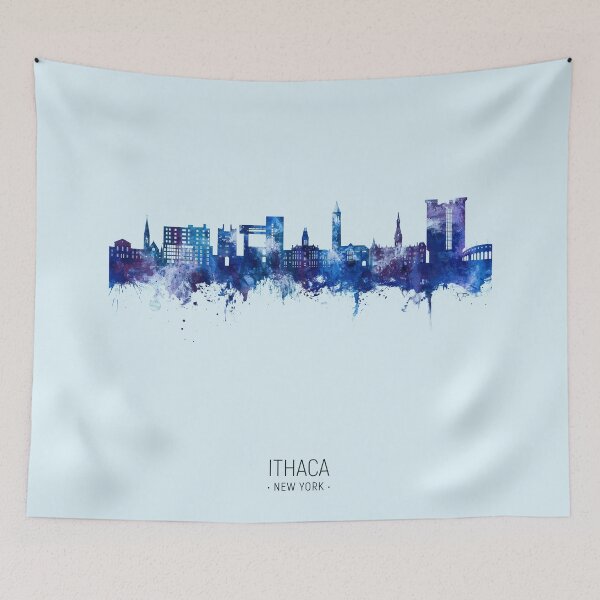 Item preview, Ithaca New York Skyline designed and sold by ArtPrints.