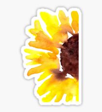 Aquarell Sonnenblume Sticker