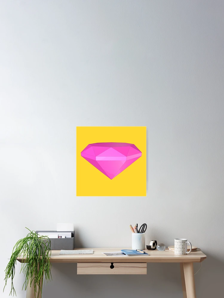 Thumbnail 2 of 3, Poster, Pink ruby designed and sold by redgoch.