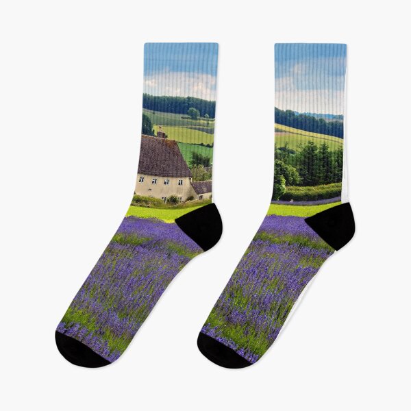 Item preview, Lavender Field Summer Flowers Cotswolds England designed and sold by AndyEvansPhotos.