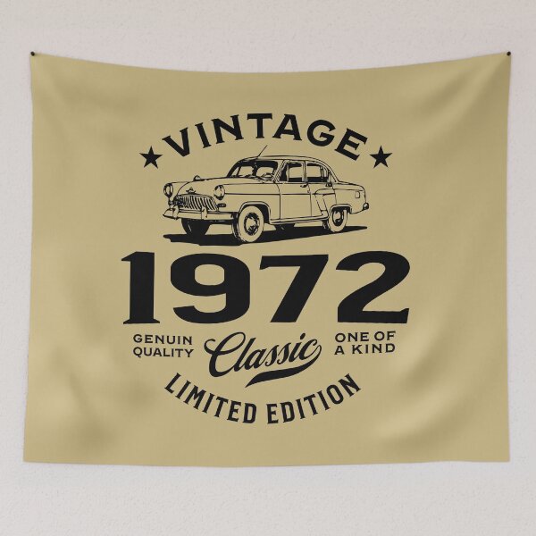 Item preview, Vintage 1972 Classic 50 Years Old Gifts 50th Birthday designed and sold by BahaaIB.