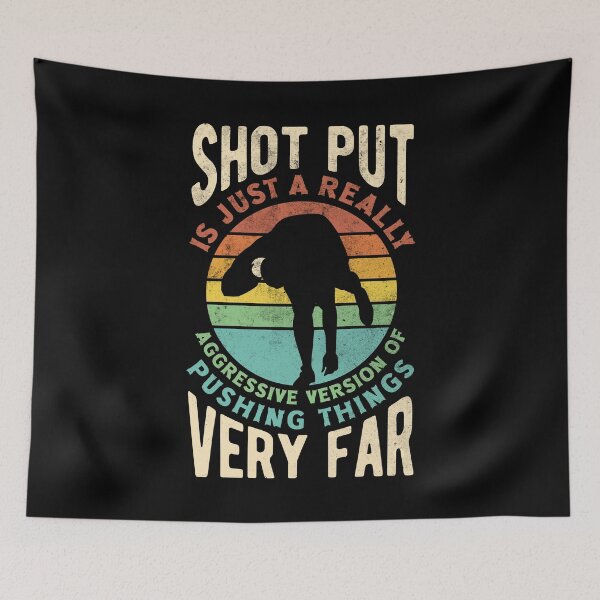 Item preview, Shot Put Putter Track and Field Funny Quote designed and sold by ShopTheStyle.