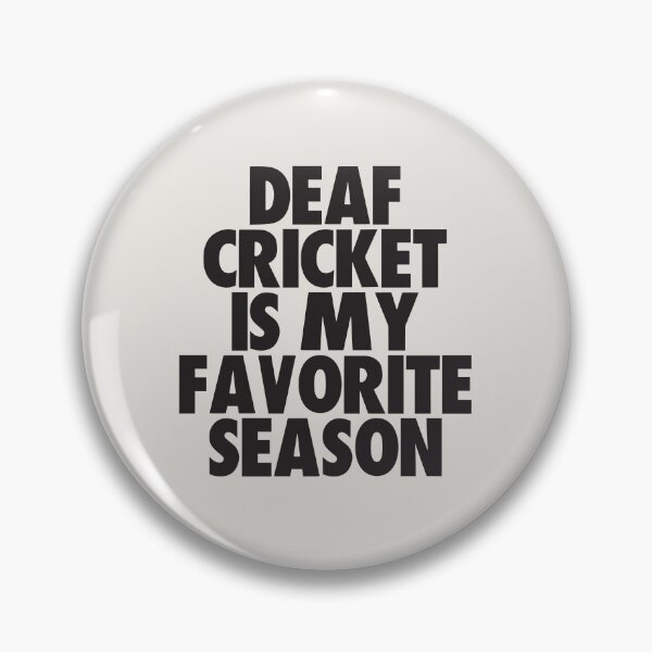 Artikelvorschau, Gehörloses Cricket ist meine Lieblingsjahreszeit – Geschenk für gehörlose Cricket-Fans entworfen und verkauft von kindxinn.