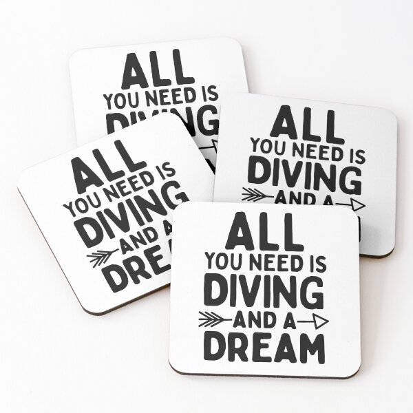 Item preview, All you need is diving and a dream designed and sold by TheGreenGoat.