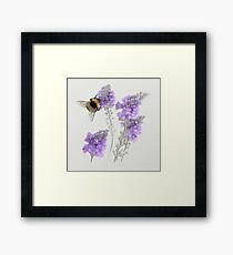 Watercolor Bumble Bee Framed Print