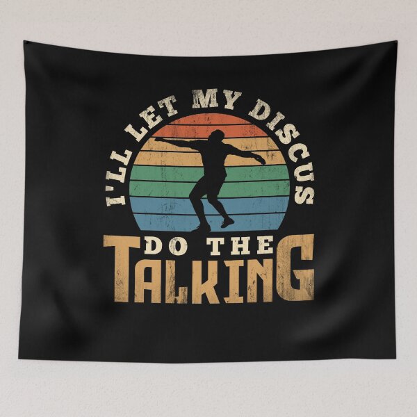 Item preview, Discus Throwing Discus Thrower Track and Field Quote designed and sold by ShopTheStyle.