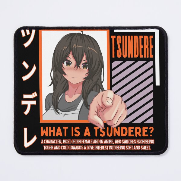 Item preview, Tsundere Meaning | Tsundere In Japanese | Anime Girl designed and sold by BBMarioni.