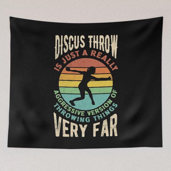 Item preview, Discus Throwing Discus Thrower Track and Field Funny Quote designed and sold by ShopTheStyle.
