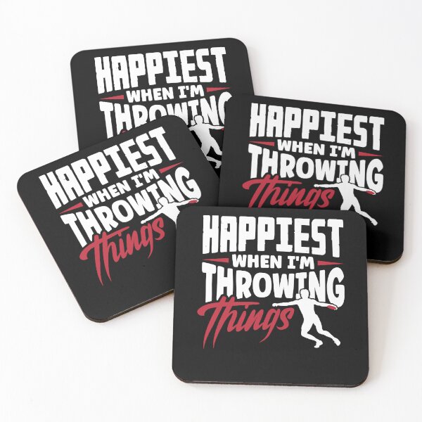 Item preview, Track and Field Discus Throwing Happiest When Im Throwing designed and sold by ShopTheStyle.