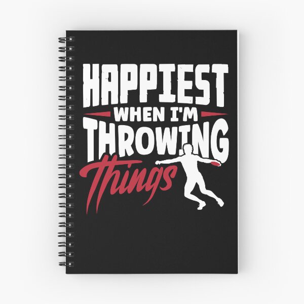 Item preview, Track and Field Discus Throwing Happiest When Im Throwing designed and sold by ShopTheStyle.