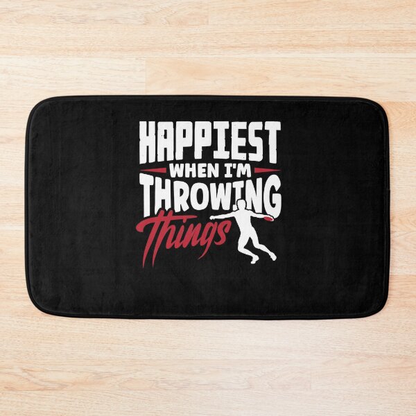Item preview, Track and Field Discus Throwing Happiest When Im Throwing designed and sold by ShopTheStyle.