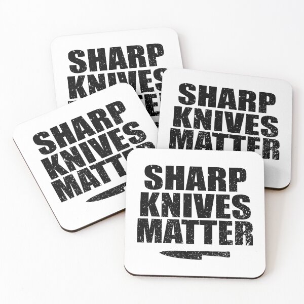 Item preview, Chef Sharp Knives Matter Cook LIfe Gift Idea designed and sold by haselshirt.
