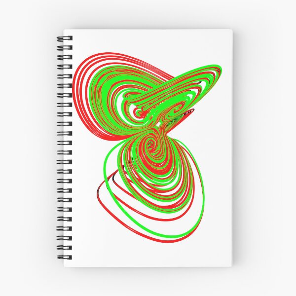Item preview, 3D Four Wing Chaotic Attractor , [the butterfly effect], (Red & Green) designed and sold by thinkeccel.