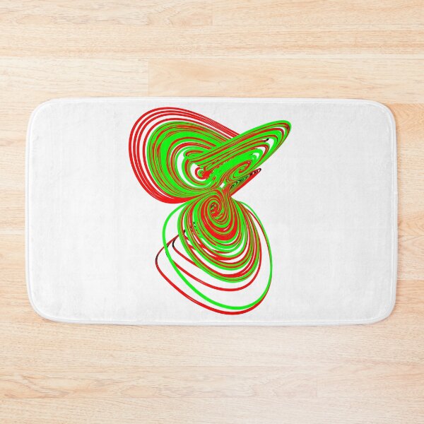 Item preview, 3D Four Wing Chaotic Attractor , [the butterfly effect], (Red & Green) designed and sold by thinkeccel.