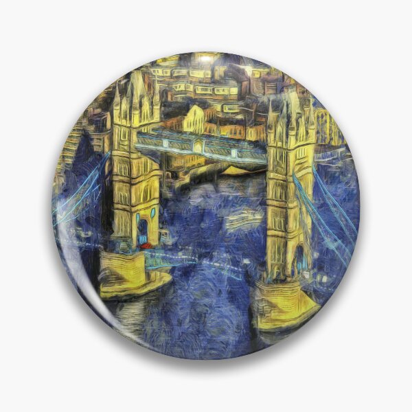 Item preview, Tower Bridge Van Gogh Style designed and sold by Londonimages.