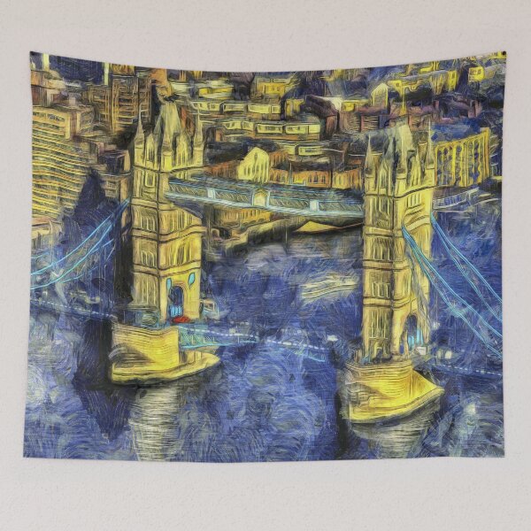 Item preview, Tower Bridge Van Gogh Style designed and sold by Londonimages.