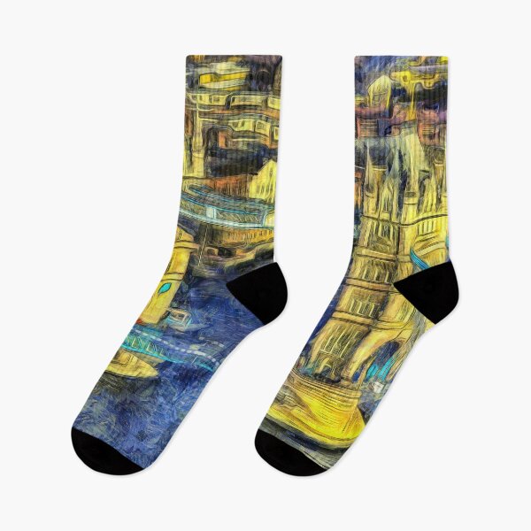 Item preview, Tower Bridge Van Gogh Style designed and sold by Londonimages.
