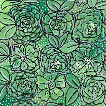 Artwork thumbnail, Floral Green by ThespisMedia