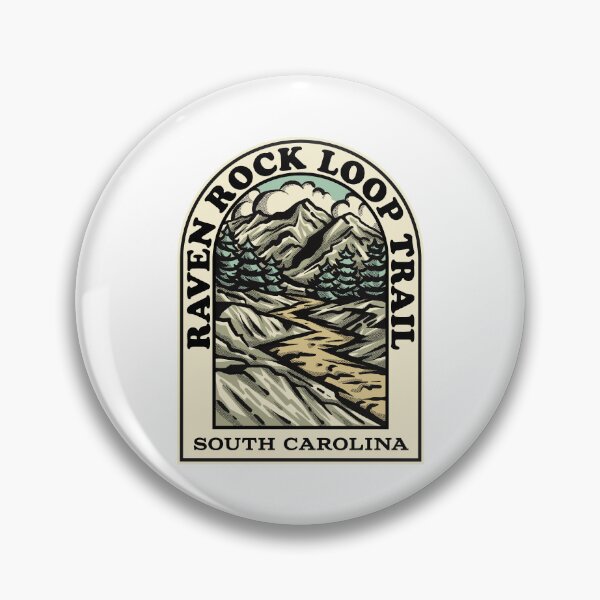 Artikelvorschau, Raven Rock Loop Trail South Carolina hiking backpacking trail entworfen und verkauft von HalpinDesign.