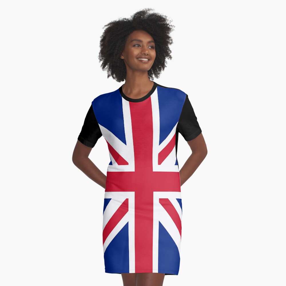 Flag: United Kingdom Graphic T-Shirt Dress