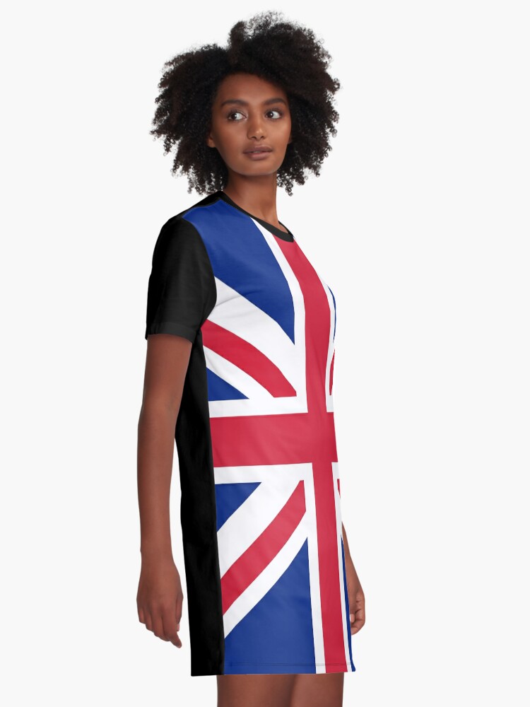 Alternate view of Flag: United Kingdom Graphic T-Shirt Dress