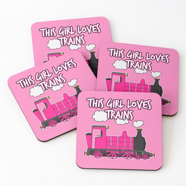 Item preview, This Girl Loves Trains, Steam Train designed and sold by doodlerob.