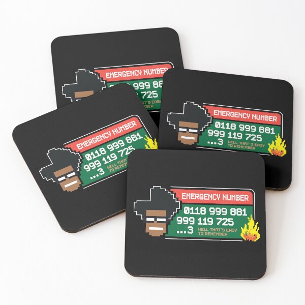 Item preview, The IT Crowd Emergency Number designed and sold by GeeksUnique.