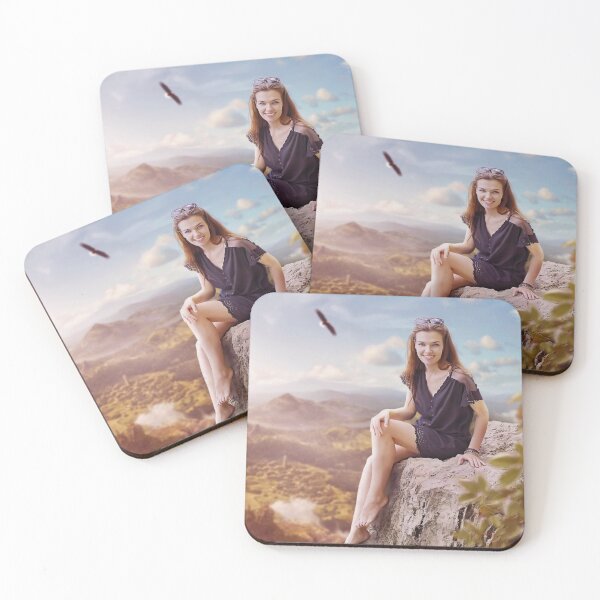 Item preview, girl on the rock designed and sold by IvyPhotoart.