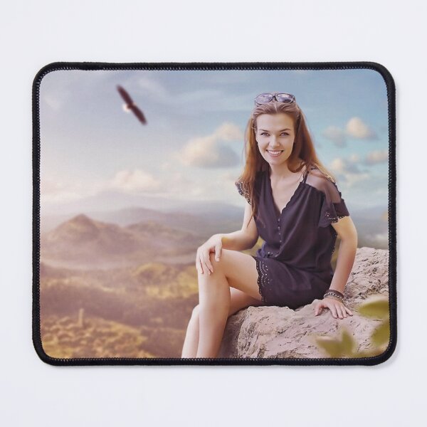 Item preview, girl on the rock designed and sold by IvyPhotoart.