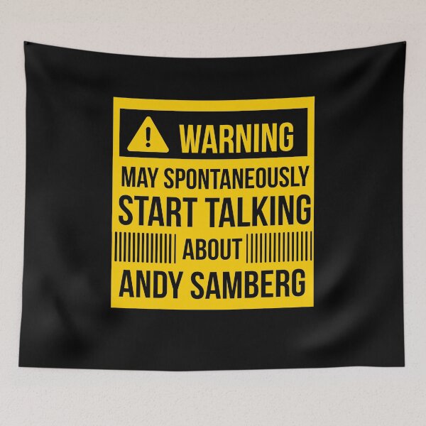 Item preview, warning may spontaneously start talking about Andy samberg designed and sold by celebteyz.
