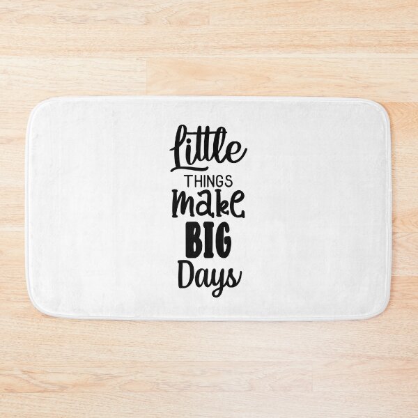 Item preview, Little Things Make Big Days Inspirational Quotes  designed and sold by clients.