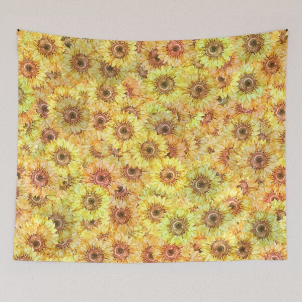 Item preview, Watercolour Sunflowers pattern Design, Sunflowers Background Pattern, Sunflower Floral Design designed and sold by DesignHouse07.