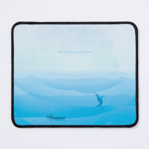 Item preview, Ernest Hemingway - The Old Man and the Sea Literary Art for Book Lovers designed and sold by RedHillPrints.