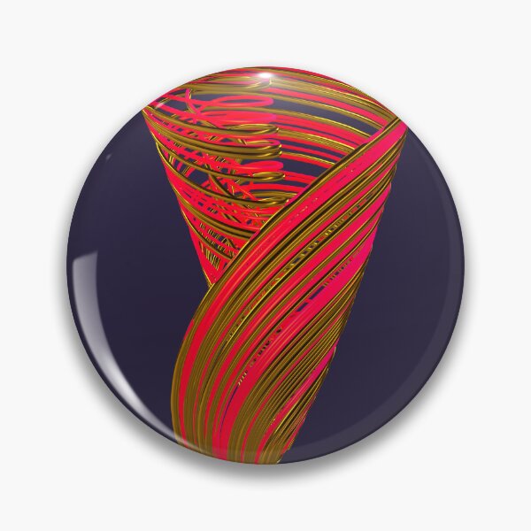 Item preview, Chaotic Attractor , the butterfly effect, Sprott-Linz (Gold-Pink) designed and sold by thinkeccel.