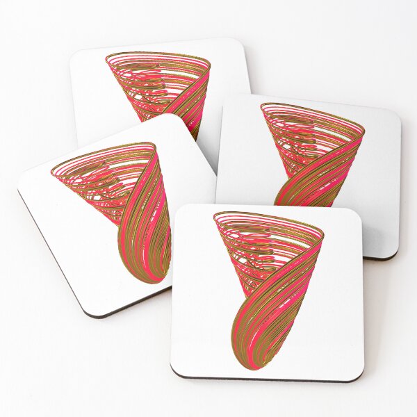 Item preview, Chaotic Attractor , the butterfly effect, Sprott-Linz (Gold-Pink) designed and sold by thinkeccel.