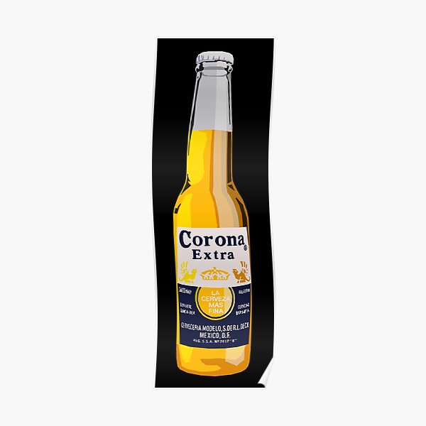 Corona Bottle Poster