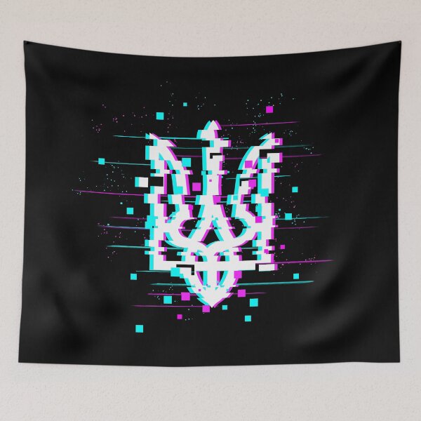 Item preview, Ukrainian Tryzub Glitch designed and sold by silentrebel.