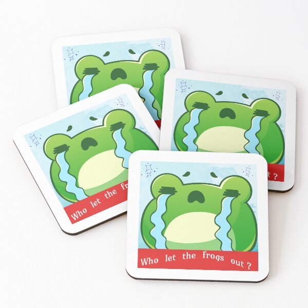 Item preview,  Who let the frogs out.  designed and sold by ColorCreation4u.
