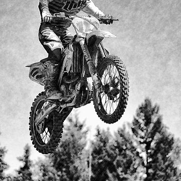 Artwork thumbnail, Got Some Air! - Motocross Racer by NaturePrints