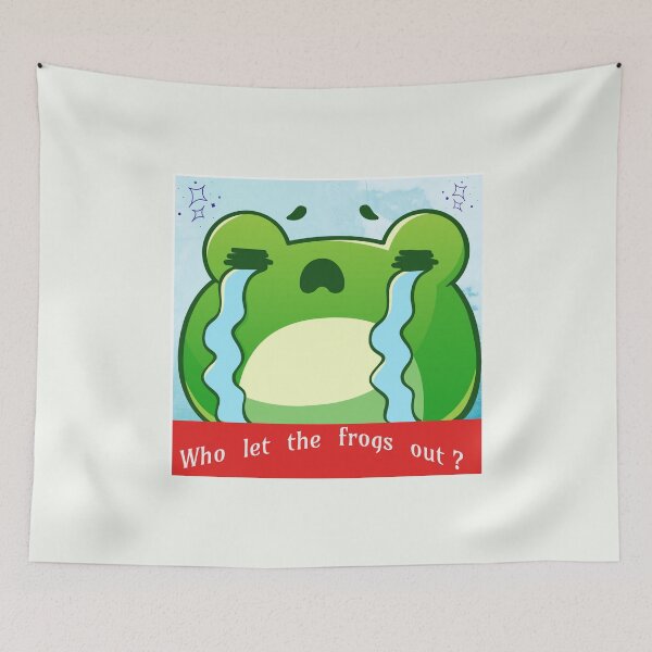 Item preview,  Who let the frogs out.  designed and sold by ColorCreation4u.