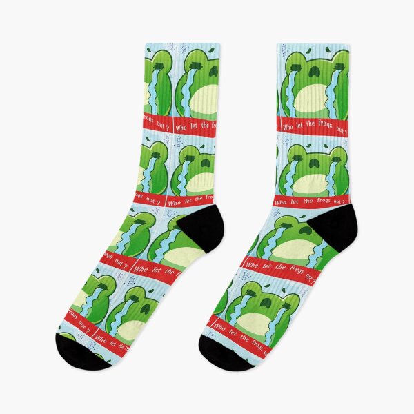 Item preview,  Who let the frogs out.  designed and sold by ColorCreation4u.