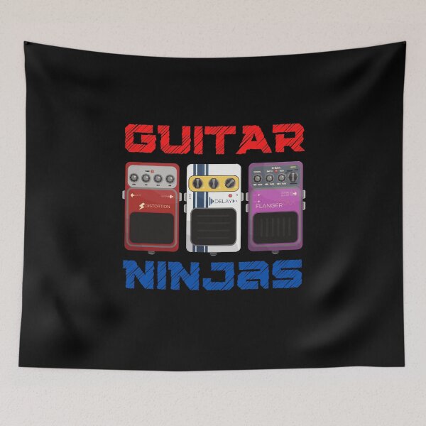Item preview, Guitar Ninjas Pedal Board  For Guitar Players And Bass Players As A Guitarist - Guitar Pedal designed and sold by Funwithmusic.